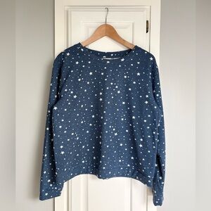 Rachel Parcell || Starry Lounge Set in Blue and White